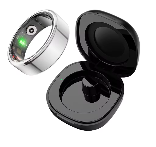 Slimme Ring met Oplaadetui – Gezondheidsmonitor, Lange Batterijduur en Waterdicht