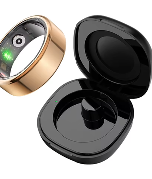 Slimme Ring met Oplaadetui – Gezondheidsmonitor, Lange Batterijduur en Waterdicht
