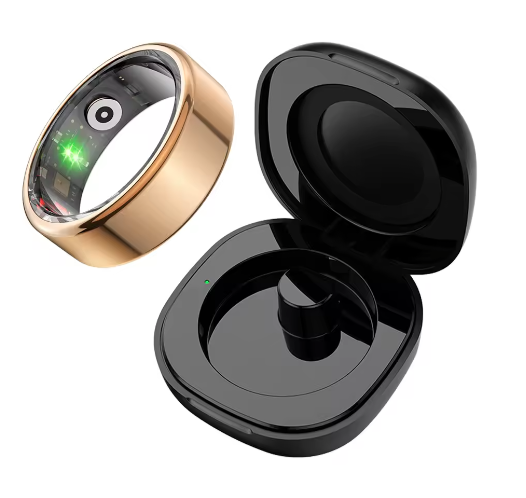 Slimme Ring met Oplaadetui – Gezondheidsmonitor, Lange Batterijduur en Waterdicht
