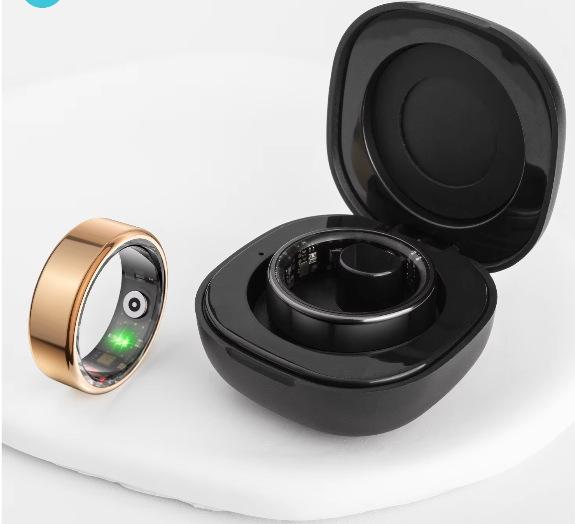 Slimme Ring met Oplaadetui – Gezondheidsmonitor, Lange Batterijduur en Waterdicht