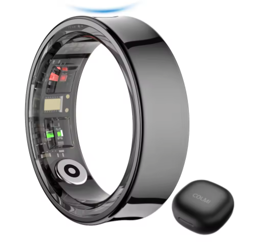 Slimme Ring met Oplaadetui – Hartslag, Temperatuur en Slaapmonitor
