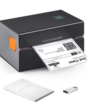 Thermische Labelprinter 300 DPI met Bluetooth en Automatische Labelherkenning – Snelle Verzendlabels en Barcode Printing
