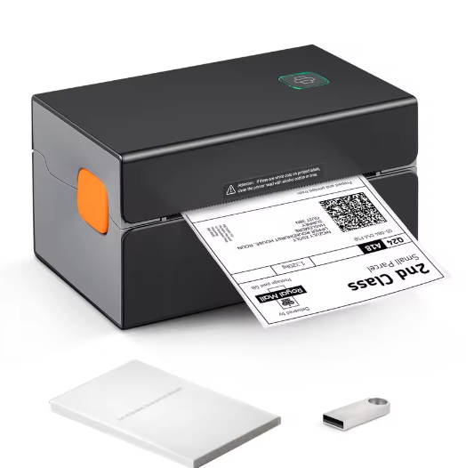 Thermische Labelprinter 300 DPI met Bluetooth en Automatische Labelherkenning – Snelle Verzendlabels en Barcode Printing
