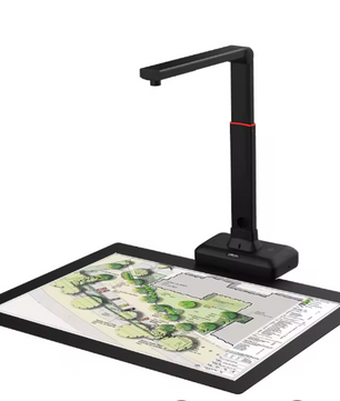 Grootformaat Documentenscanner A2/A3 – 23MP Hoge Resolutie met OCR en Automatische Pagina-Afvlakking