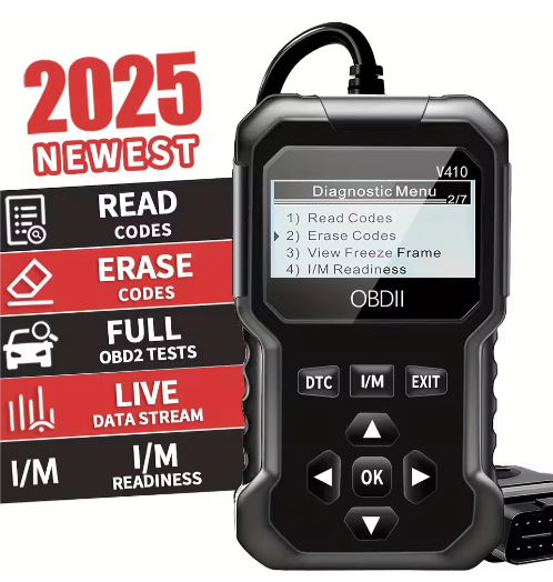 OBD2 Auto Diagnosescanner – Foutcode Lezer voor Alle Voertuigen vanaf 1996
