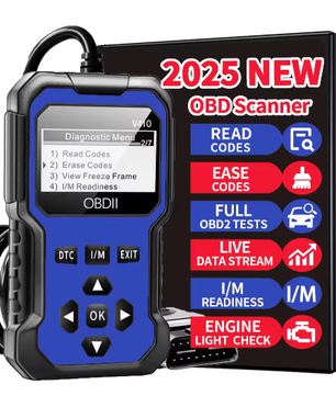 OBD2 Auto Diagnosescanner – Foutcode Lezer voor Alle Voertuigen vanaf 1996