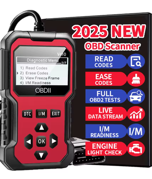 OBD2 Auto Diagnosescanner – Foutcode Lezer voor Alle Voertuigen vanaf 1996