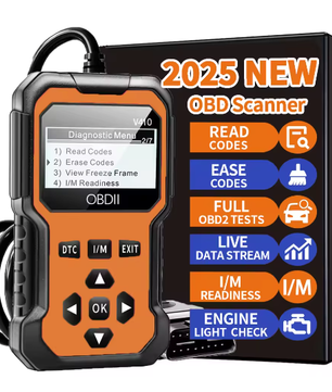OBD2 Auto Diagnosescanner – Foutcode Lezer voor Alle Voertuigen vanaf 1996