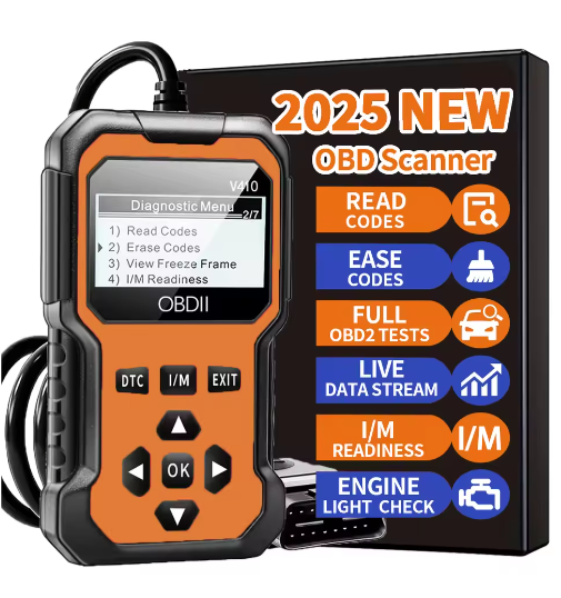 OBD2 Auto Diagnosescanner – Foutcode Lezer voor Alle Voertuigen vanaf 1996