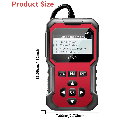 OBD2 Auto Diagnosescanner – Foutcode Lezer voor Alle Voertuigen vanaf 1996