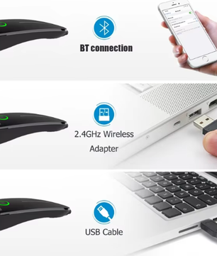 Mini Draadloze 2D Barcodescanner – Bluetooth QR en Barcode Reader met Opslagfunctie