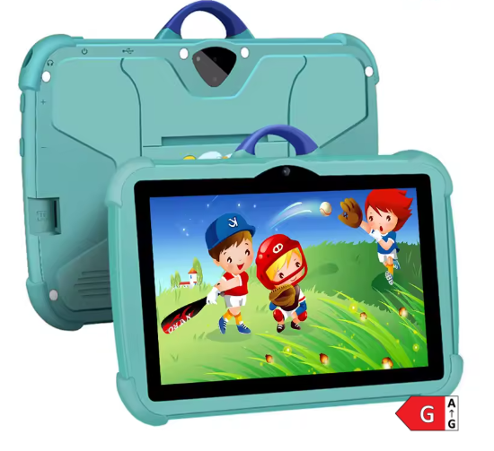 7 Inch Kinder Tablet – Android 13, 4GB RAM en 64GB Opslag voor Educatief Gebruik