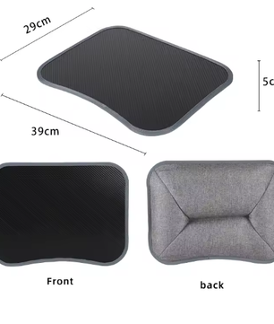 Multifunctioneel Laptopbureau met Kussen – Schoottafel met Harde Top en Muismat