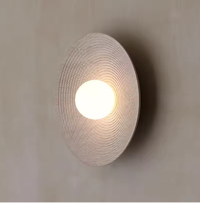 Creatieve Retro Ronde Wandlamp – Decoratieve LED Verlichting voor Restaurant & Slaapkamer