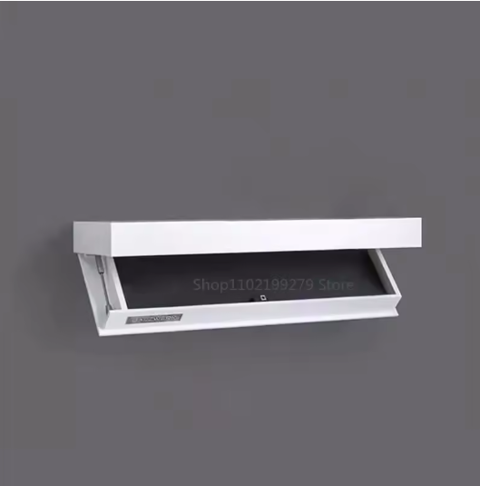 Houten Zwevende Wandplank met Verborgen Compartiment – 40×21×7,2 cm, Wandgemonteerde Opbergdoos
