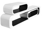 3-delige Set Zwevende Wandplanken – MDF, Modern & Decoratief