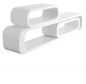 3-delige Set Zwevende Wandplanken – MDF, Modern & Decoratief