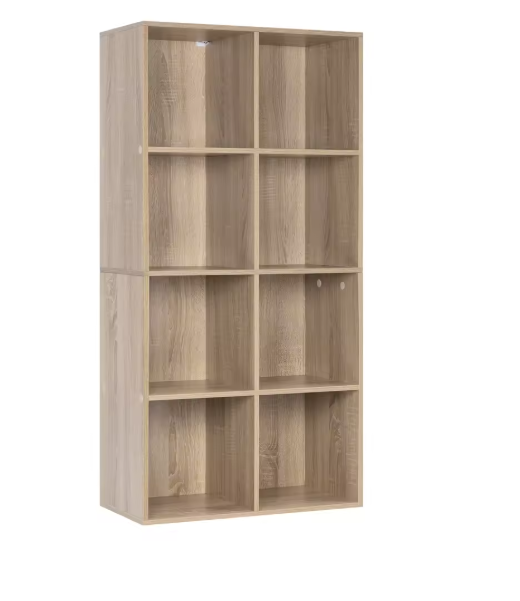 Boekenkast met 8 Kubussen – Vrijstaande Opbergkast & Organizer, Modern en Praktisch