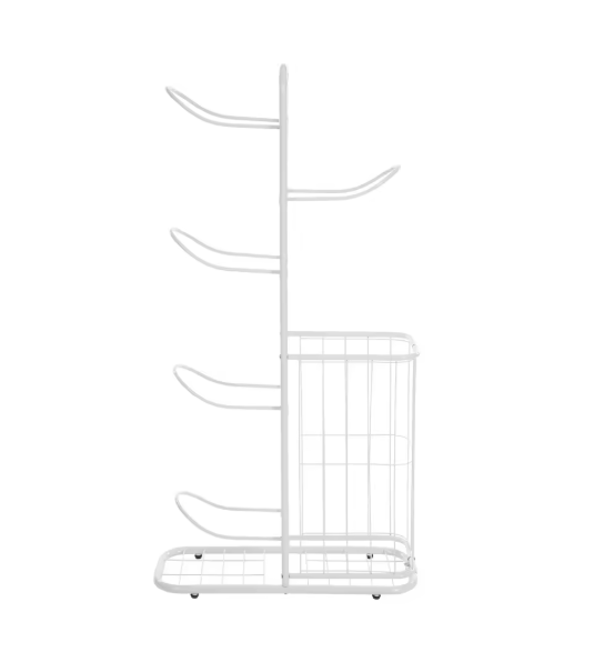 5-laags Sport Opbergrek – Vrijstaande Balhouder & Organizer