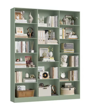 Boekenkast met 17 Vakken – Hoge Opbergkast & Organizer 188 cm