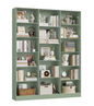 Boekenkast met 17 Vakken – Hoge Opbergkast & Organizer 188 cm