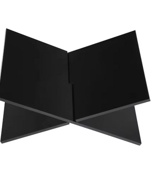 Acryl Boekenstandaard – X-Vormige Leesplank & Organizer