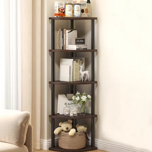 5/6-Laags Hoekrek – Opbergrek & Plantenstandaard voor Woonkamer, Keuken en Slaapkamer