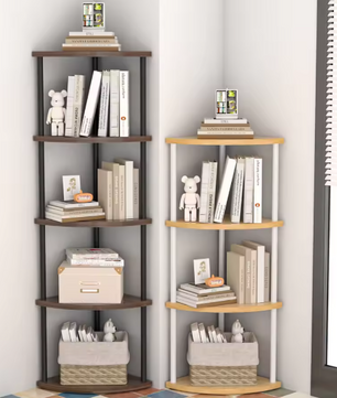 5/6-Laags Hoekrek – Opbergrek & Plantenstandaard voor Woonkamer, Keuken en Slaapkamer