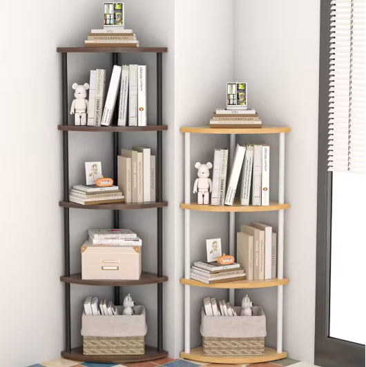 5/6-Laags Hoekrek – Opbergrek & Plantenstandaard voor Woonkamer, Keuken en Slaapkamer