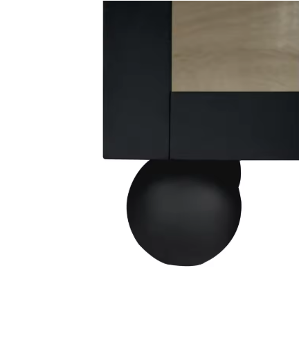 Moderne Boekenkast met Gebogen Ontwerp – 4 Lagen Houten Opbergrek 116 cm