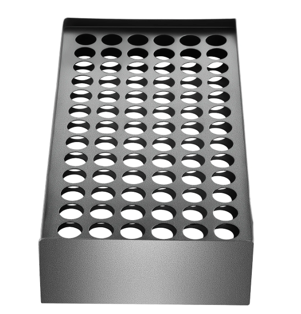 Wandrek met 78 Gaten – IJzeren Pigment- en Organizerrek voor Nagellak & Lippenstift