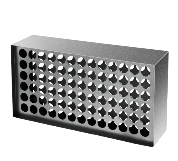 Wandrek met 78 Gaten – IJzeren Pigment- en Organizerrek voor Nagellak & Lippenstift