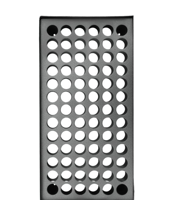 Wandrek met 78 Gaten – IJzeren Pigment- en Organizerrek voor Nagellak & Lippenstift