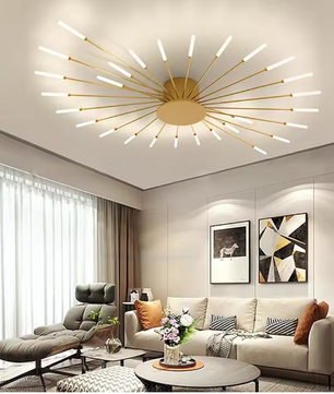 Moderne LED Plafondlamp – 28W Kroonluchter met Natuurlijk Licht 4500K