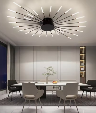 Moderne LED Plafondlamp – 28W Kroonluchter met Natuurlijk Licht 4500K