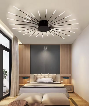 Moderne LED Plafondlamp – 28W Kroonluchter met Natuurlijk Licht 4500K