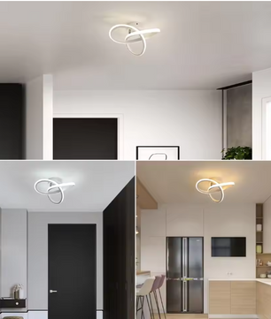 Moderne LED Plafondlamp – 20W Wit met 3 Lichtstanden, 25 cm