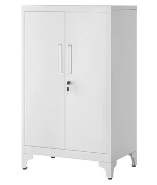 Metalen Opbergkast met 2 Deuren – Industriële Dossierkast 90 cm