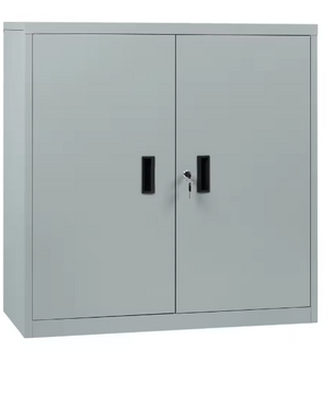 Afsluitbare Metalen Archiefkast met In Hoogte Verstelbare Plank – Multifunctionele Kantoorkast 90 cm