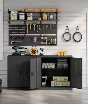 Afsluitbare Metalen Archiefkast met In Hoogte Verstelbare Plank – Multifunctionele Kantoorkast 90 cm