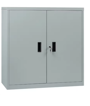 Afsluitbare Metalen Archiefkast met In Hoogte Verstelbare Plank – Multifunctionele Kantoorkast 90 cm