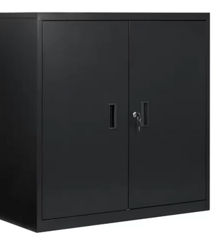 Afsluitbare Metalen Archiefkast met In Hoogte Verstelbare Plank – Multifunctionele Kantoorkast 90 cm