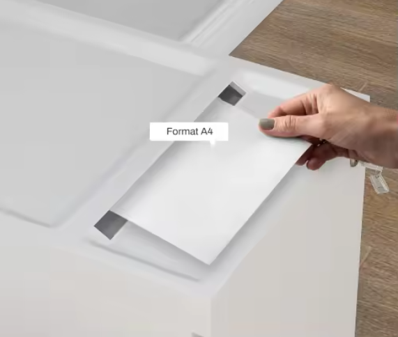 Verrijdbare Archiefkast met 3 Laden en Slot – Met Envelopopening – Metalen Kantoorkast 30x50x53,5 cm