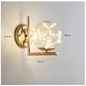 Moderne Glazen Sterren Wandlamp – Decoratieve LED Verlichting voor Slaapkamer & Woonkamer