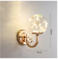 Moderne Glazen Sterren Wandlamp – Decoratieve LED Verlichting voor Slaapkamer & Woonkamer