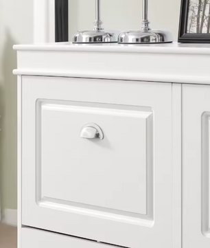 Schoenenkast met 4 Klapdeuren – Smalle Schoenenopberger met 8 Opbergvakken, Voor Hal en Entree, 105×83×24 cm