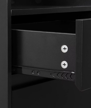 Halkapstok met Zitbank en Opbergruimte – Multifunctionele Kapstokkast Zwart