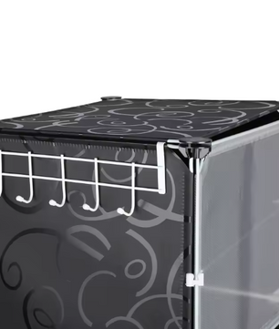 Schoenenrek voor 16 Paar – 8-Laags Stofdichte Schoenenkast