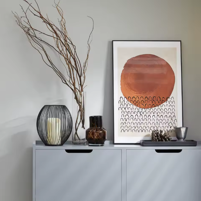 Smalle Schoenenkast met 4 Kleppen – 8-Vaks Schoenenrek, Wit MDF en Metaal