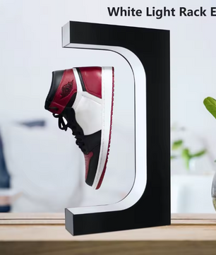 Magnetisch Zwevend Sneaker Display – 360° Rotatie en RGB Verlichting
